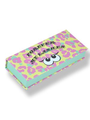 Custom Magnetic Eyelash Book Shape Boxes Cosmetic Boxes
