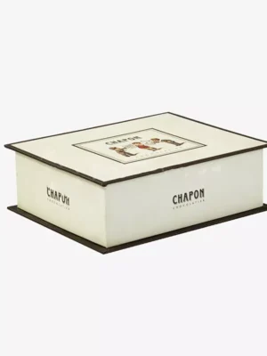 Customizable Chocolate Overlapping Lid Box