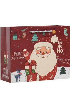 Festive Christmas Gift Box -  Decorative & Reusable for Holiday Presents