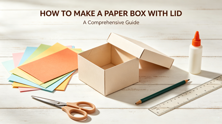 How to Craft a Paper Box with Lid: A Full Comprehensive Tutorial