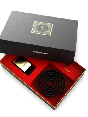 Custom Luxury Rigid Belt Gift Boxes with Hot Stamping